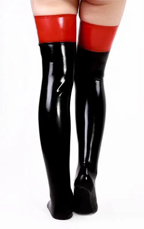 Latex 2 Tone Thigh-High Stockings Latex 2 Tone Thigh-High Stockings