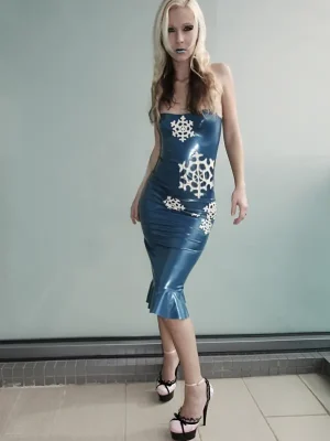 Latex A Warming Chill Cocktail Dress Latex A Warming Chill Cocktail Dress