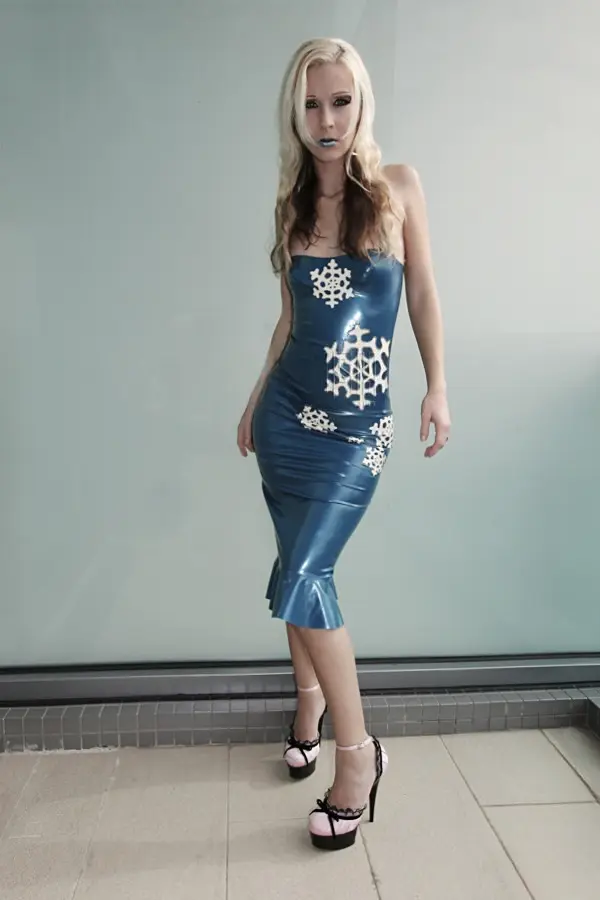 Latex A Warming Chill Cocktail Dress Latex A Warming Chill Cocktail Dress