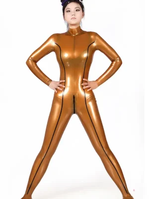 Latex Agent Abby Catsuit with Feet Latex Agent Abby Catsuit with Feet