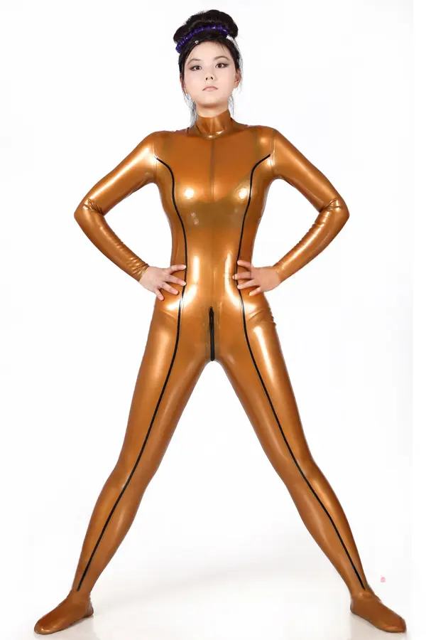 Latex Agent Abby Catsuit with Feet Latex Agent Abby Catsuit with Feet