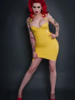Latex All Eyes on Us! Dress