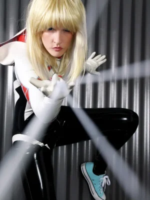 Latex Arachne Spidey Hooded Catsuit Latex Arachne Spidey Hooded Catsuit