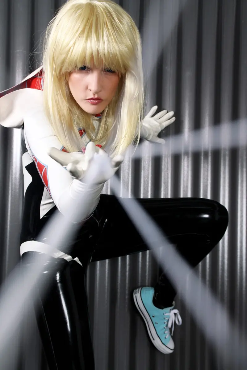 Latex Arachne Spidey Hooded Catsuit Latex Arachne Spidey Hooded Catsuit