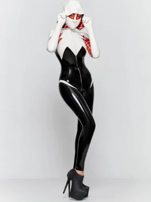 Latex Arachne Spidey Hooded Catsuit Latex Arachne Spidey Hooded Catsuit
