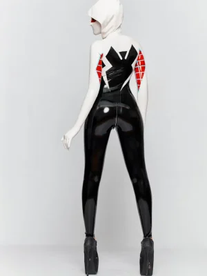 Latex Arachne Spidey Hooded Catsuit Latex Arachne Spidey Hooded Catsuit