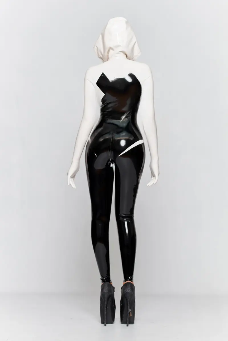 Latex Arachne Spidey Hooded Catsuit Latex Arachne Spidey Hooded Catsuit