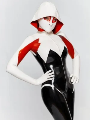 Latex Arachne Spidey Hooded Catsuit Latex Arachne Spidey Hooded Catsuit