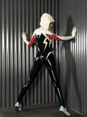 Latex Arachne Spidey Hooded Catsuit Latex Arachne Spidey Hooded Catsuit