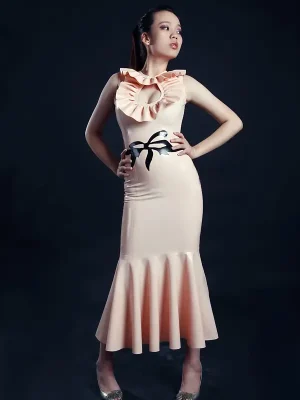 Latex Belle of the Bow Dress