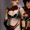 Latex Belted High Booty