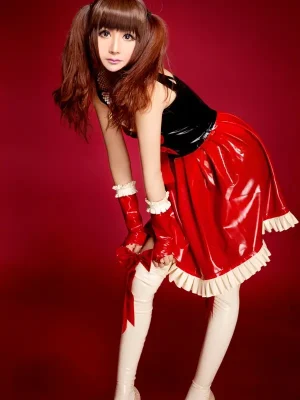 Latex Big Bow Lolita Dress Latex Big Bow Lolita Dress