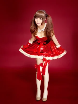 Latex Big Bow Lolita Dress Latex Big Bow Lolita Dress