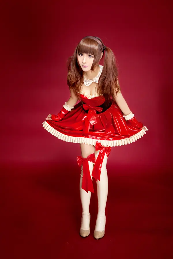 Latex Big Bow Lolita Dress Latex Big Bow Lolita Dress