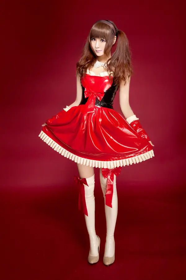 Latex Big Bow Lolita Dress Latex Big Bow Lolita Dress