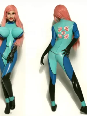 Latex Bodacious Sea Spray Catsuit
