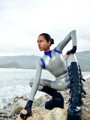 Latex Brazen Ice Catsuit Latex Brazen Ice Catsuit