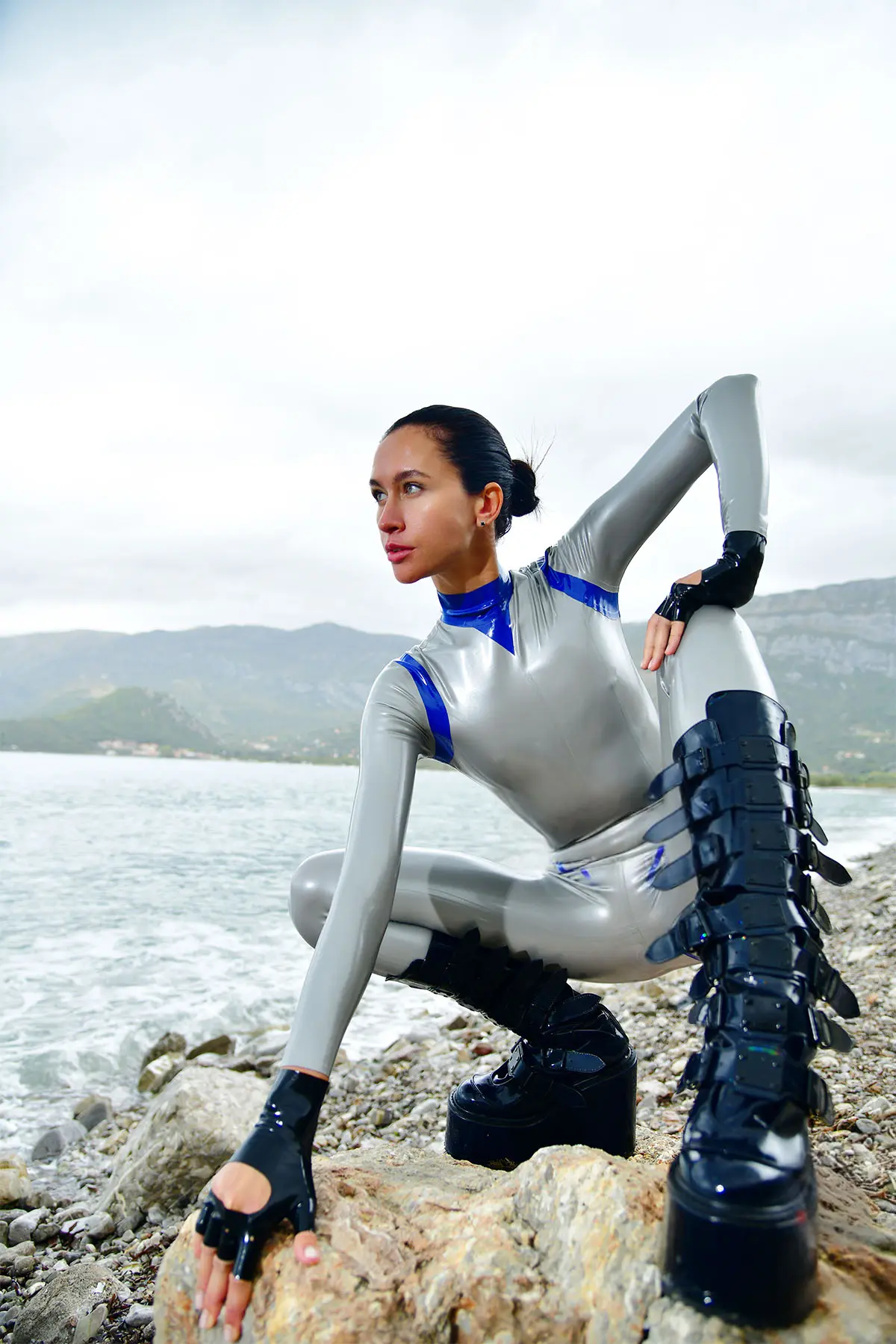 Latex Brazen Ice Catsuit Latex Brazen Ice Catsuit