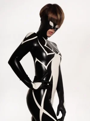 Latex Bug-Bug Female Costume Catsuit Latex Bug-Bug Female Costume Catsuit