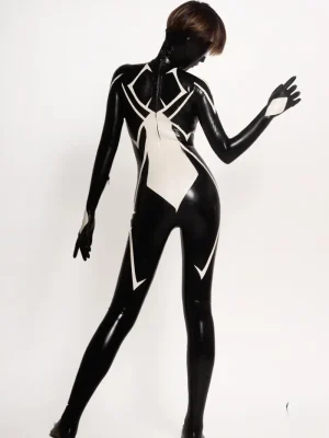 Latex Bug-Bug Female Costume Catsuit Latex Bug-Bug Female Costume Catsuit