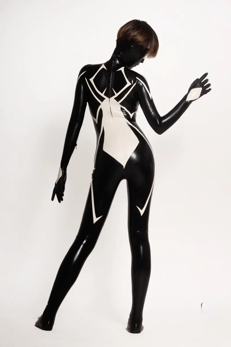 Latex Bug-Bug Female Costume Catsuit Latex Bug-Bug Female Costume Catsuit