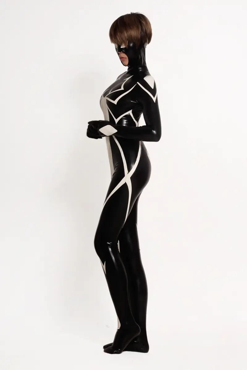 Latex Bug-Bug Female Costume Catsuit Latex Bug-Bug Female Costume Catsuit
