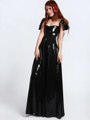 Latex Butterfly Belle Full-length Ball Gown Dress Latex Butterfly Belle Full-length Ball Gown Dress