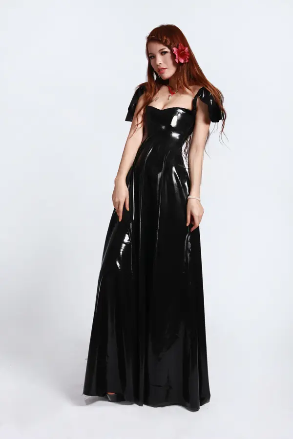 Latex Butterfly Belle Full-length Ball Gown Dress Latex Butterfly Belle Full-length Ball Gown Dress