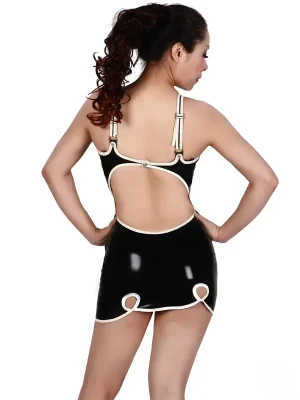 Latex Cant Say No! Micro Party Dress
