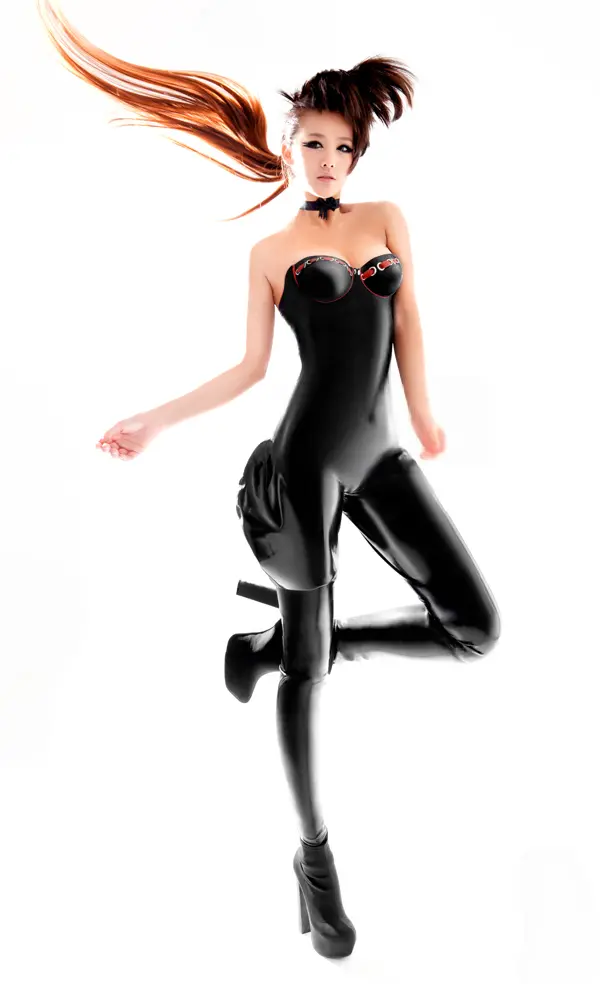 Latex Catch a Falling Spider Catsuit Latex Catch a Falling Spider Catsuit