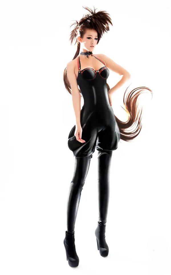 Latex Catch a Falling Spider Catsuit Latex Catch a Falling Spider Catsuit