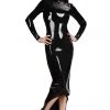 Latex Clipped Trousers