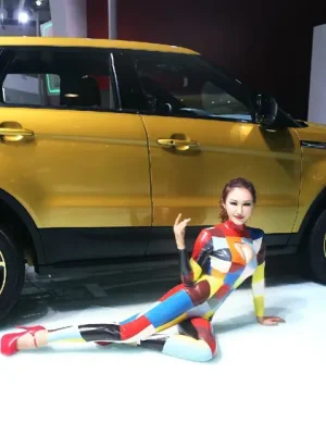 Latex Colorful Candy Catsuit Latex Colorful Candy Catsuit