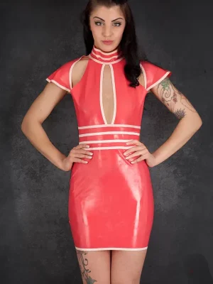 Latex Coral Orbit Dress Latex Coral Orbit Dress