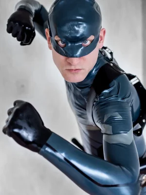 Latex COS American Captain Catsuit