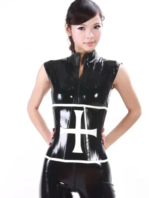 Latex Cross Square Byzantine Corset Latex Cross Square Byzantine Corset
