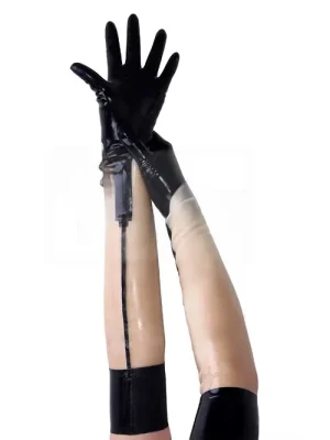 Latex Cuban Opera Gloves