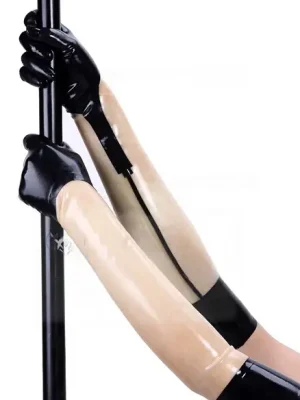 Latex Cuban Opera Gloves