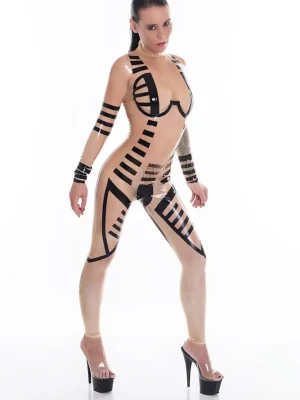 Latex Dig-Data Transparent Catsuit Latex Dig-Data Transparent Catsuit