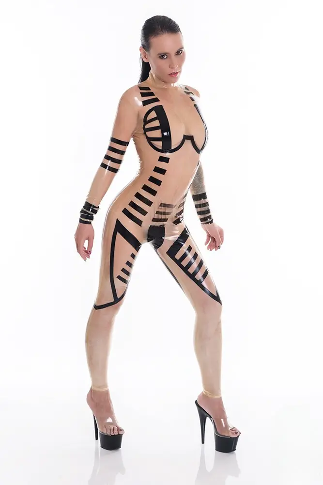 Latex Dig-Data Transparent Catsuit Latex Dig-Data Transparent Catsuit