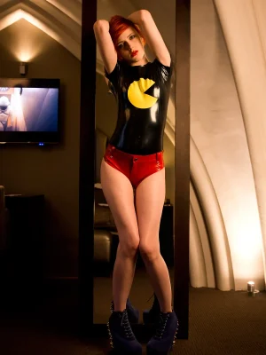 Latex Disco Shorts