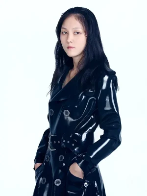 Latex Double-Breasted Full-Length Coat Latex Double-Breasted Full-Length Coat