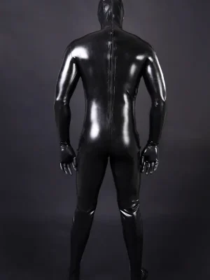 Latex El Gimperator with Penis Sheath Catsuit