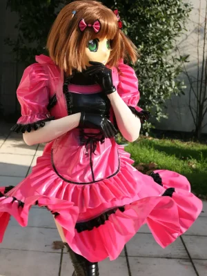 Latex Emina Anime Style Doll Dress