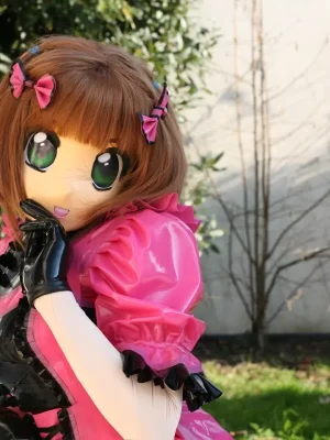 Latex Emina Anime Style Doll Dress