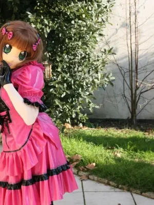 Latex Emina Anime Style Doll Dress