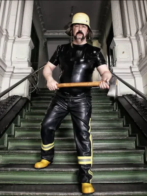 Latex Fire Fighter Uniform Latex Fire Fighter Uniform