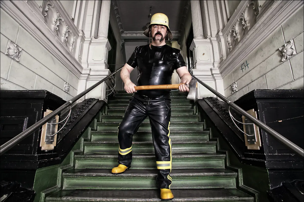Latex Fire Fighter Uniform Latex Fire Fighter Uniform
