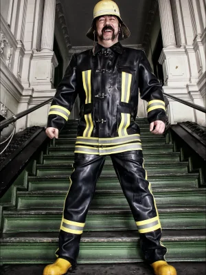Latex Fire Fighter Uniform Latex Fire Fighter Uniform