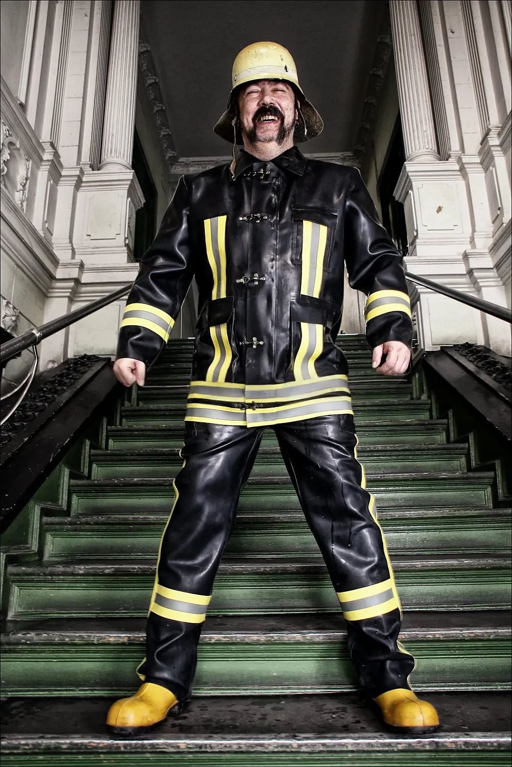 Latex Fire Fighter Uniform Latex Fire Fighter Uniform